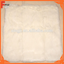 Fur Cushion, real rabbit fur, for home textile